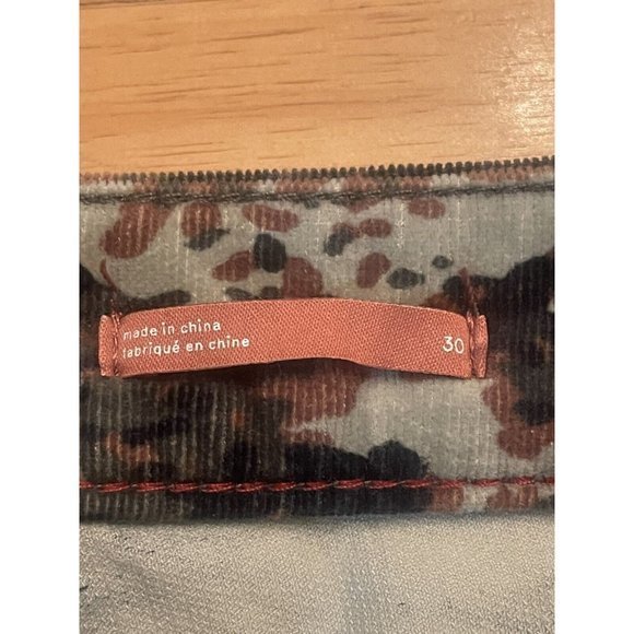 Anthropologie Pilcro Camo Button Fly Pants Size 30 - Picture 7 of 10